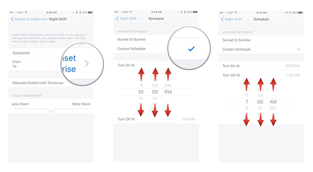 How To Use The Night Shift Feature in iPhone/iPad