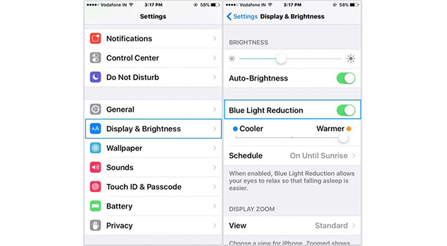How To Use The Night Shift Feature in iPhone/iPad