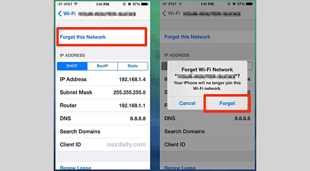 How To Forget Wi-Fi Networks On iPhone?