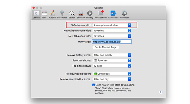 Using Private Browsing In Safari On Mac