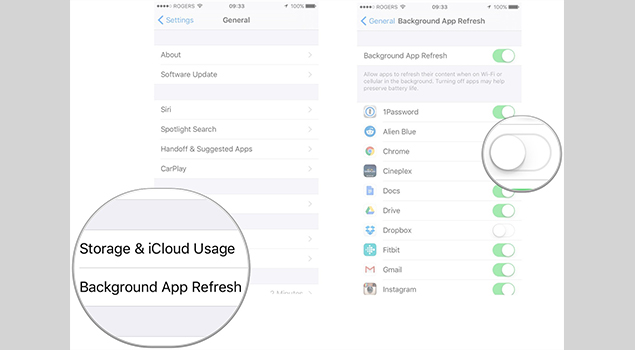 Managing Background App Refresh For Saving Your iPhone's Battery
