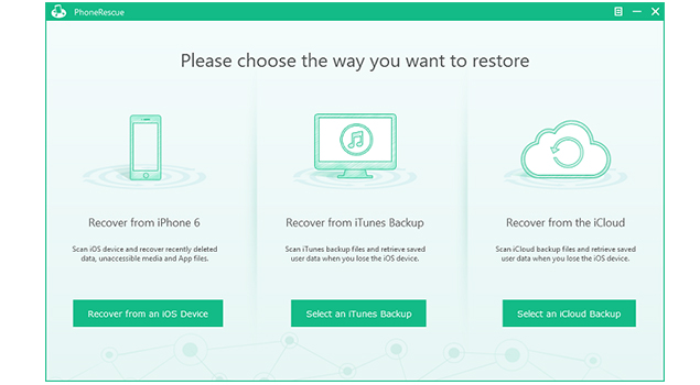 PhoneRescue - iPhone Data Recovery Software