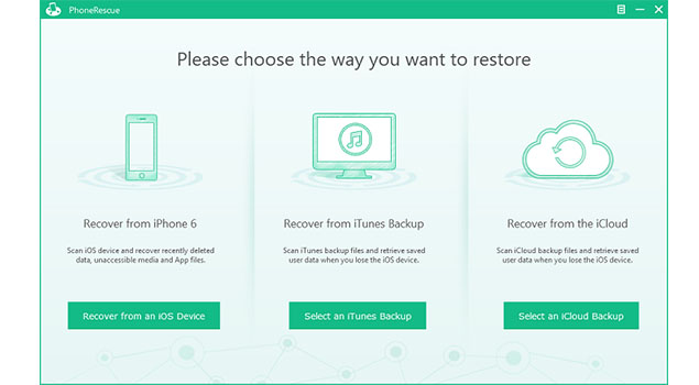 PhoneRescue - iPhone Recovery Software