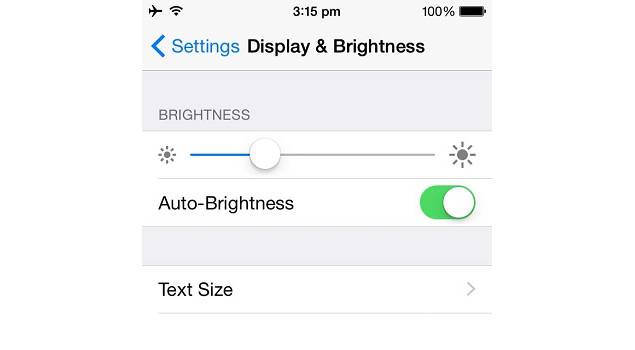 Reduce The Brightness - iPhone 5s battery Life
