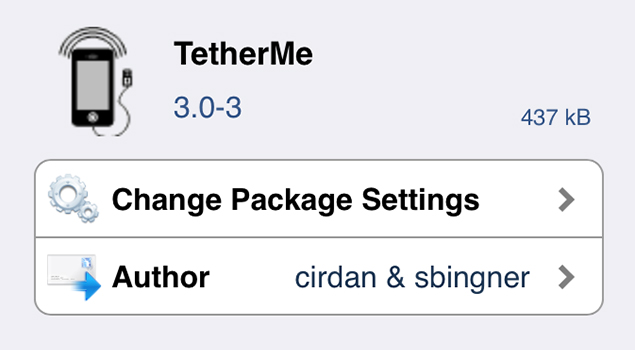 TetherMe - Best Jailbreak Tweaks for iOS 10