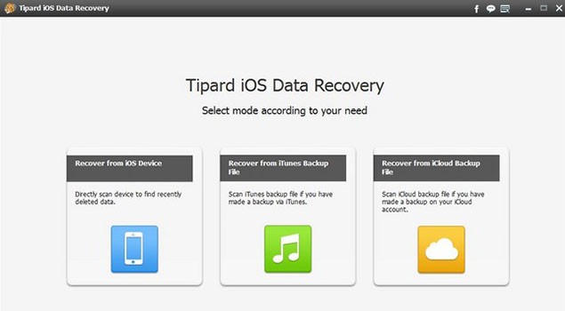 TipardiOS Data Recovery - iPhone Recovery Software
