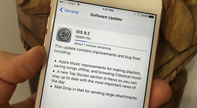 Updating iOS - iPhone 5s Battery life