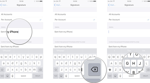 How To Setup Different Email Signatures For Each Account On iPhone/iPad