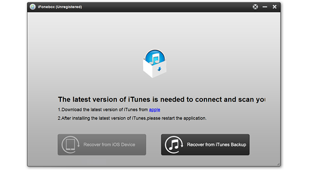 iFonebox - iPhone Recovery Software