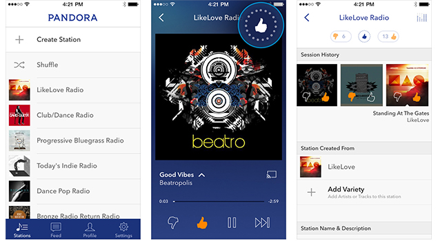 Pandora - Best iPhone Apps for Beginners