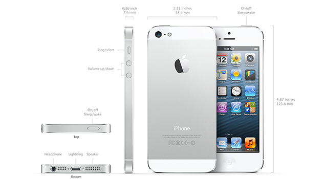 Physical Specifications-iPhone 5 specs