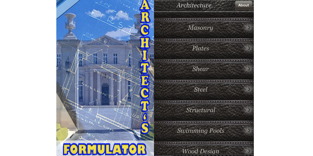 Architect’s Formulator- Which Are The Best iPhone Apps For Architects