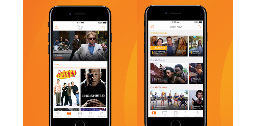 Crackle- 10 Best iPhone Apps For Free Movies