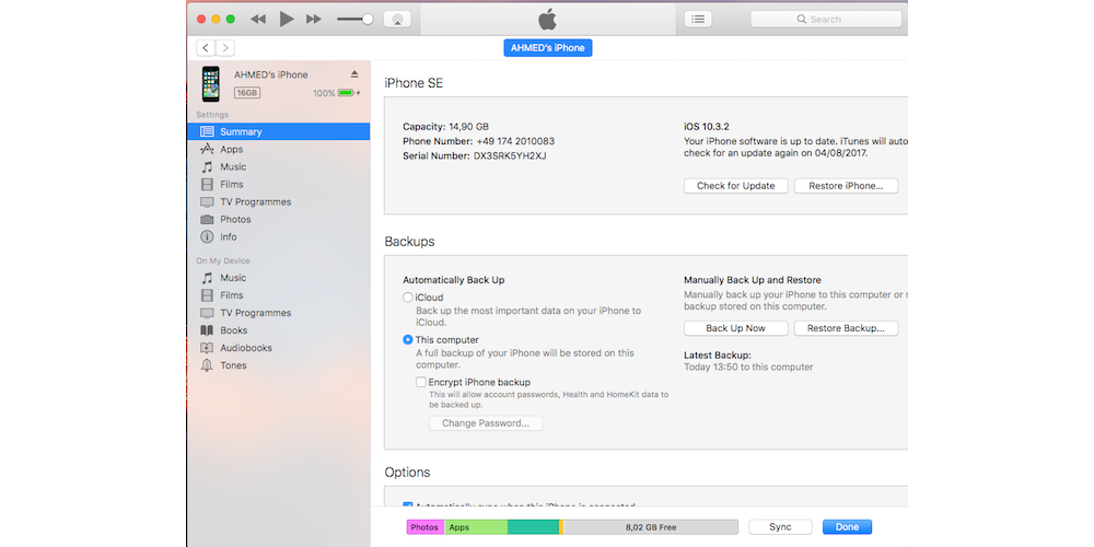 Set Up ASymlink That Will Tell New Backups’ Location To iTunes-How To Shift Your iPhoneiPad Backups To External Hard 