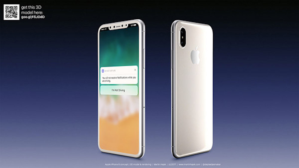 iPhone-8-white-renders-Rumors And News About iPhone 8 Concept – What The New Version Will Look Like