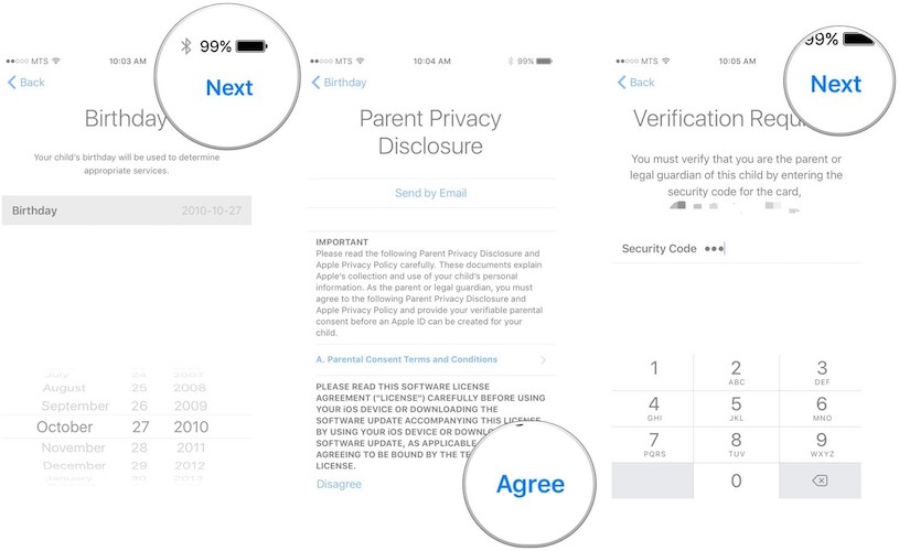 Creating New Apple ID For A Child-Adding Your Child To Family Sharing Group
