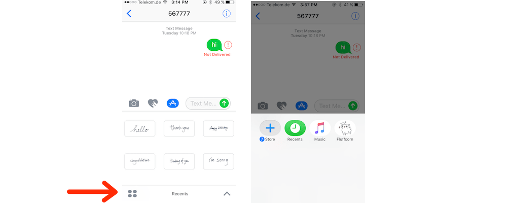 How To Browse All The Installed Apps On iOS 10 iMessage-Using Stickers & Apps In iOS 10 iMessage