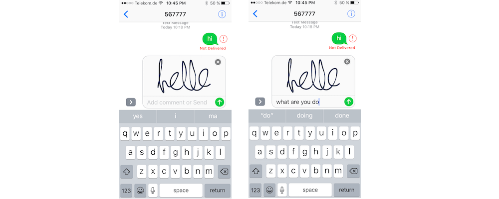 How To Send Handwriting Using iMessage In iOS 10-Digital Touch & Handwriting In iOS 10 iMessag