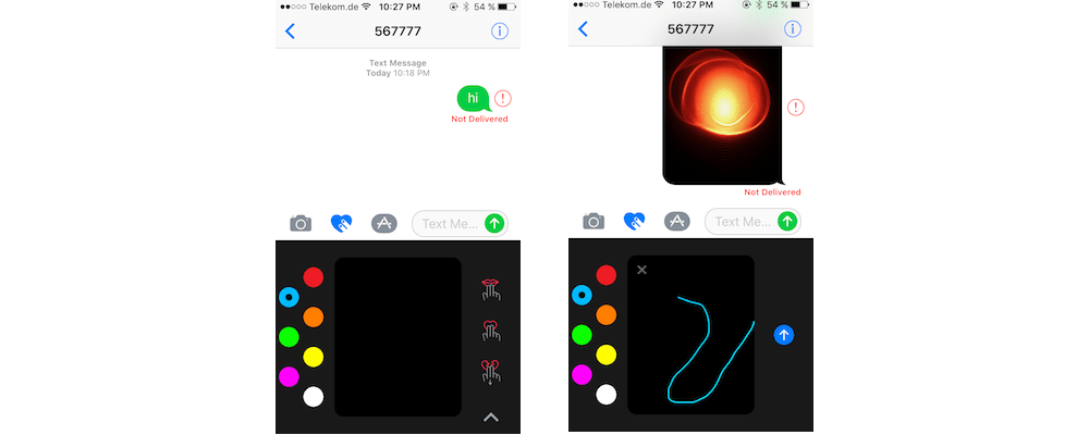 How To Send Sketches Using iMessage-Digital Touch & Handwriting In iOS 10 iMessage - A How To Guide