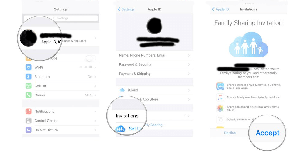How You Can Accept Family Sharing Invitations On Your iPhoneiPad-How You Can Setup Family Sharing On Your iPhoneiPad