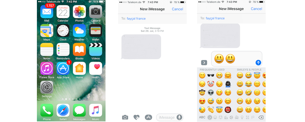 Making Emojis 3X Bigger In iMessage-How You Can Use Tapbacks And Emoji In iMessage On A Device Run