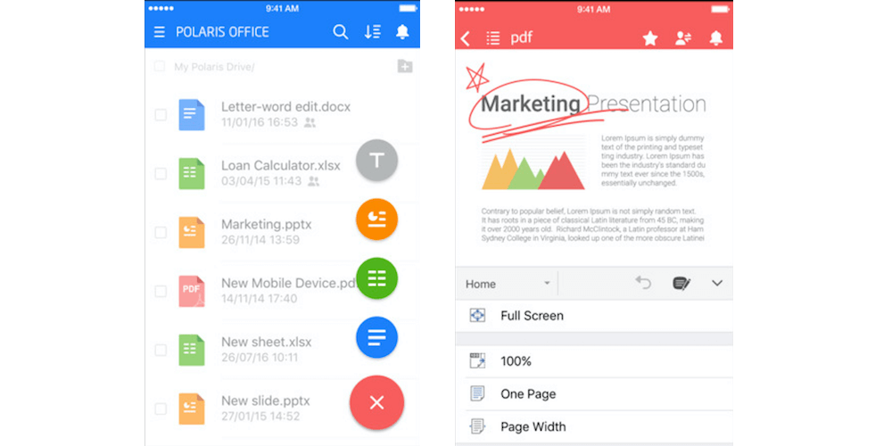 Polaris Office-What Apps Can You Use For Replacing Microsoft Office On iPhone
