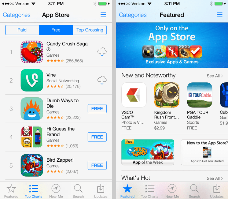 visit app store