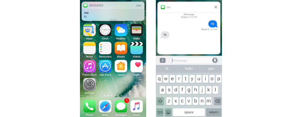 How You Can Reply To Messages Quickly From The Notification Center In iPhoneiPad-How To Reply To And Send Messages Quickly Using iMe