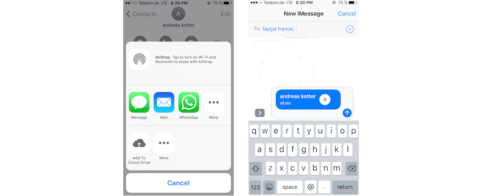 How You Can Share Contact Cards Through iMessages Using Contacts App-How You Can Share Your Contacts, 